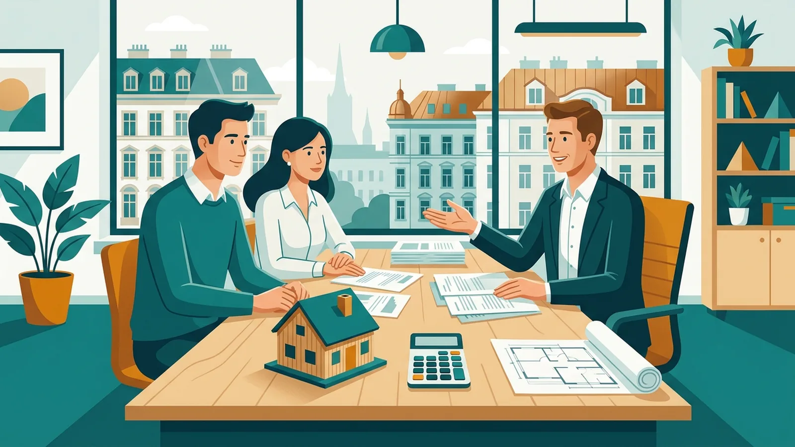 Illustration zur Grunderwerbsteuer beim Immobilienkauf in Österreich