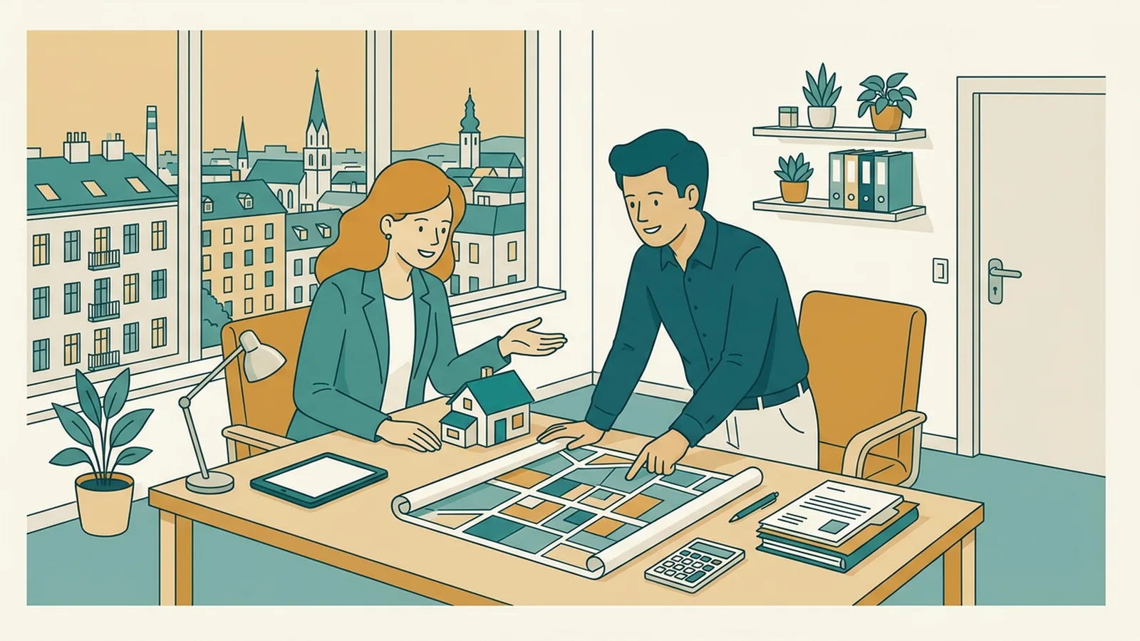Illustration zum Ratgeber Grundsteuer Österreich: Berechnung, Einheitswert & Hebesatz