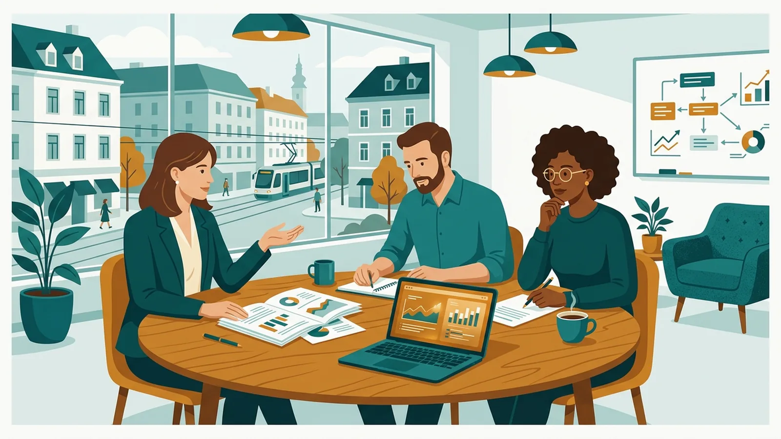 Steuerberater für Vereine & Non-Profit — Illustration zu Gemeinnützigkeit und Vereinsbesteuerung in Österreich